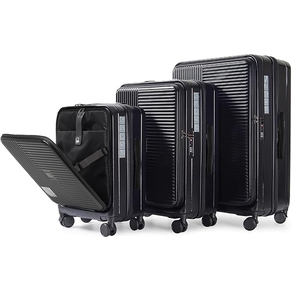 Amazon.com: Merax Luggage Sets 3 Piece Suitcase Set with Front